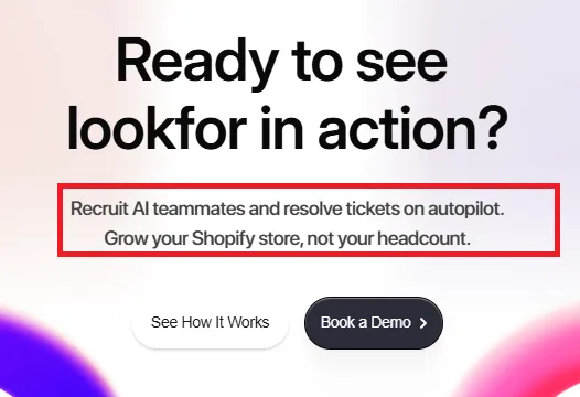 Lookforai Demo offer